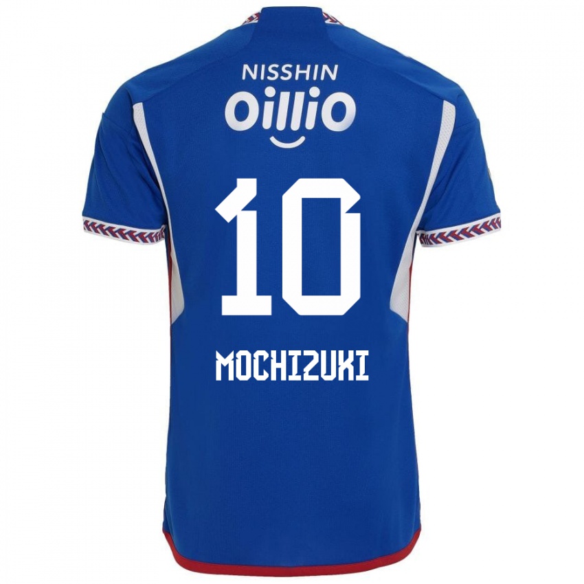 Criança Camisola Kohei Mochizuki #10 Azul Branco Vermelho Principal 2024/25 Camisa Brasil