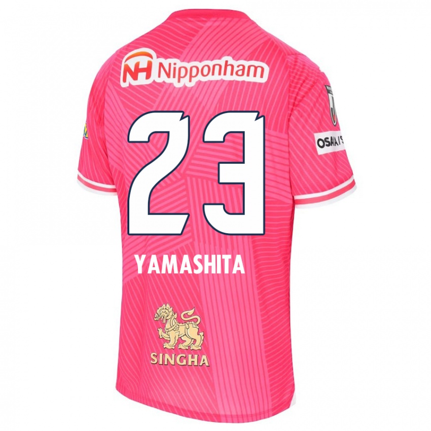 Criança Camisola Tatsuya Yamashita #23 Rosa Branco Principal 2024/25 Camisa Brasil