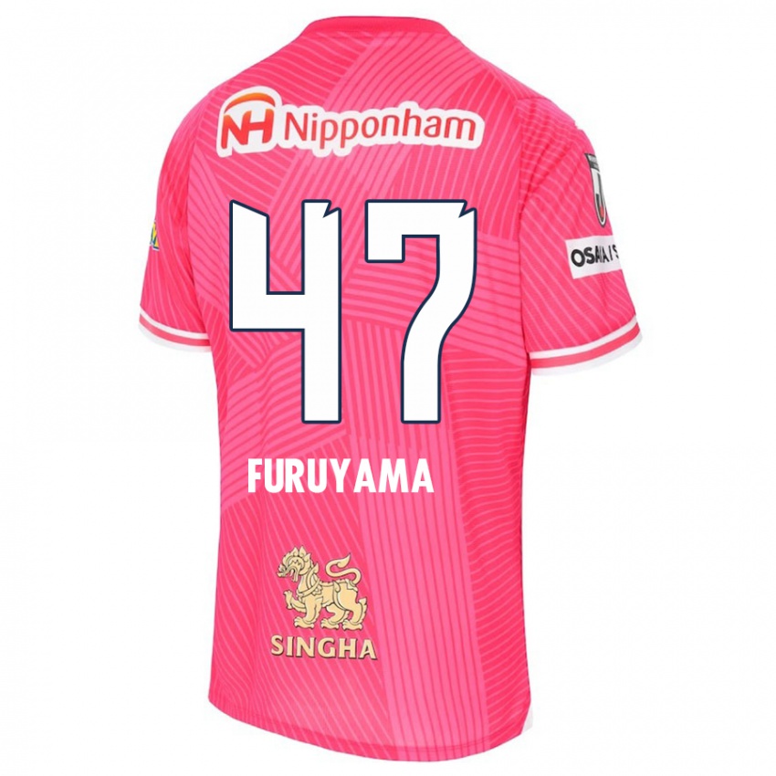 Criança Camisola Kengo Furuyama #47 Rosa Branco Principal 2024/25 Camisa Brasil