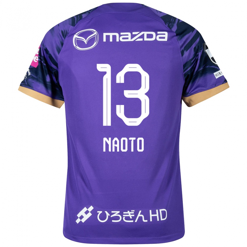 Criança Camisola Naoto Arai #13 Roxo Branco Principal 2024/25 Camisa Brasil