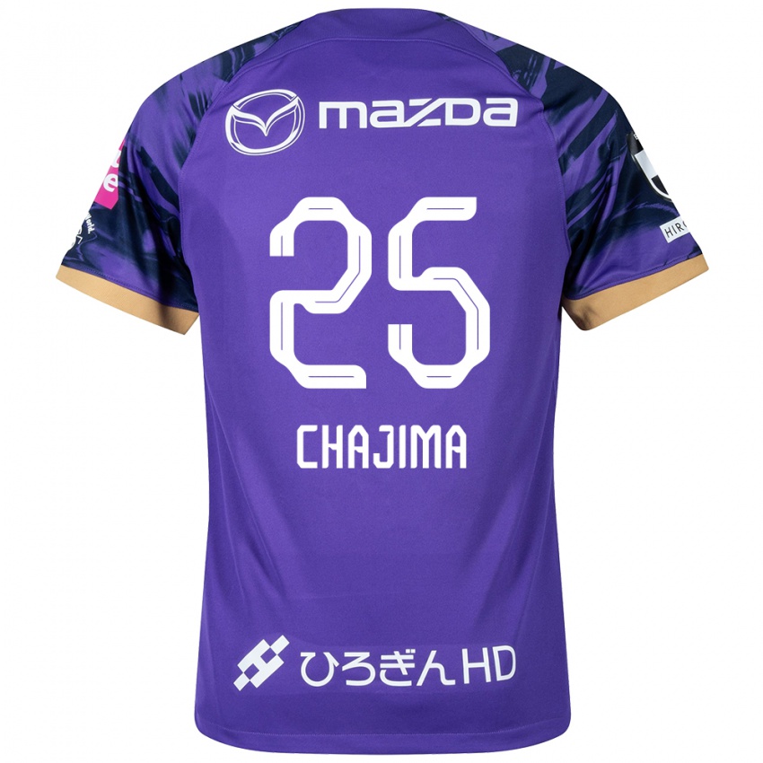 Criança Camisola Yusuke Chajima #25 Roxo Branco Principal 2024/25 Camisa Brasil