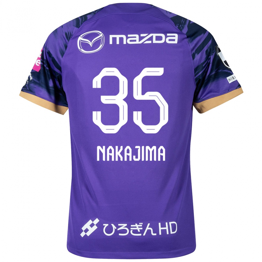 Criança Camisola Yotaro Nakajima #35 Roxo Branco Principal 2024/25 Camisa Brasil