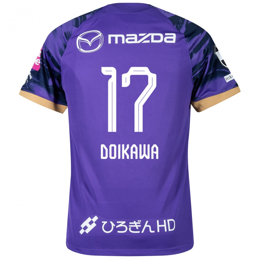 Criança Camisola Haruto Doikawa #17 Roxo Branco Principal 2024/25 Camisa Brasil