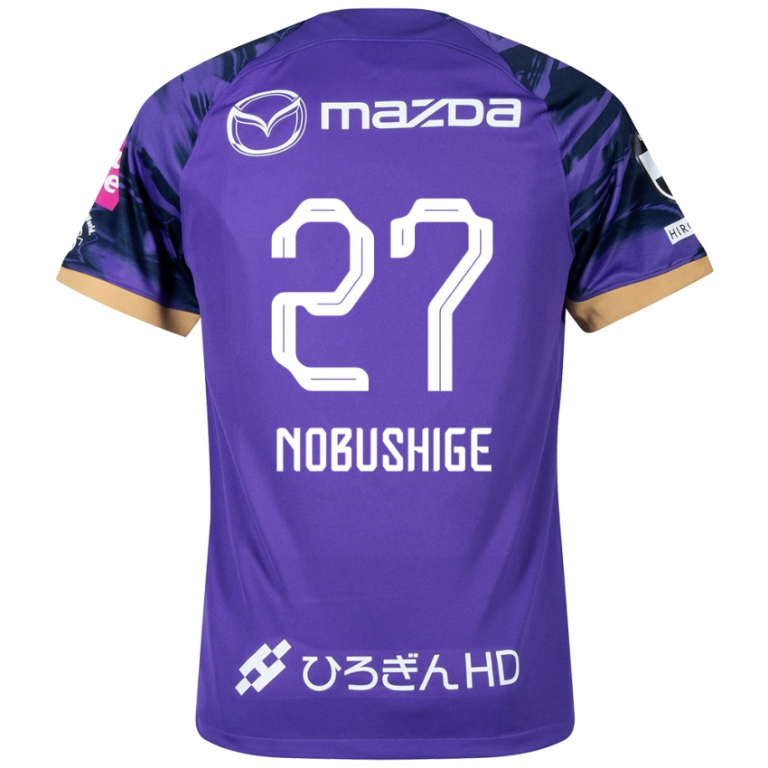 Criança Camisola Ryojiro Nobushige #27 Roxo Branco Principal 2024/25 Camisa Brasil