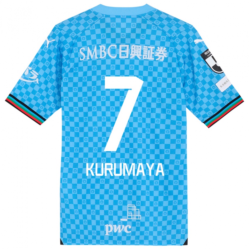 Criança Camisola Shintaro Kurumaya #7 Azul Azul Principal 2024/25 Camisa Brasil