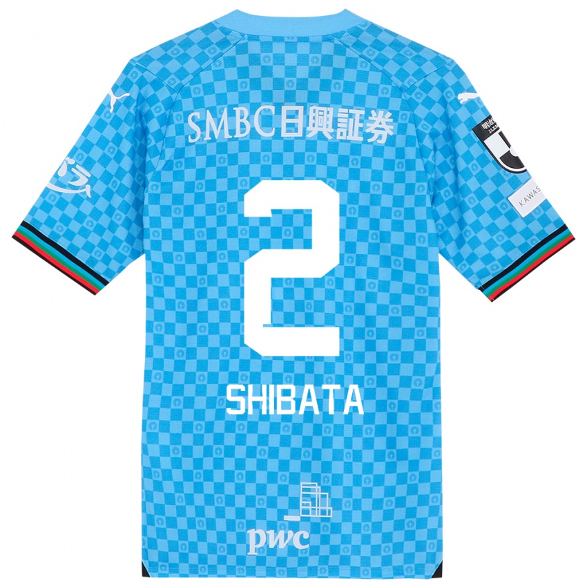 Criança Camisola Shotaro Shibata #2 Azul Azul Principal 2024/25 Camisa Brasil