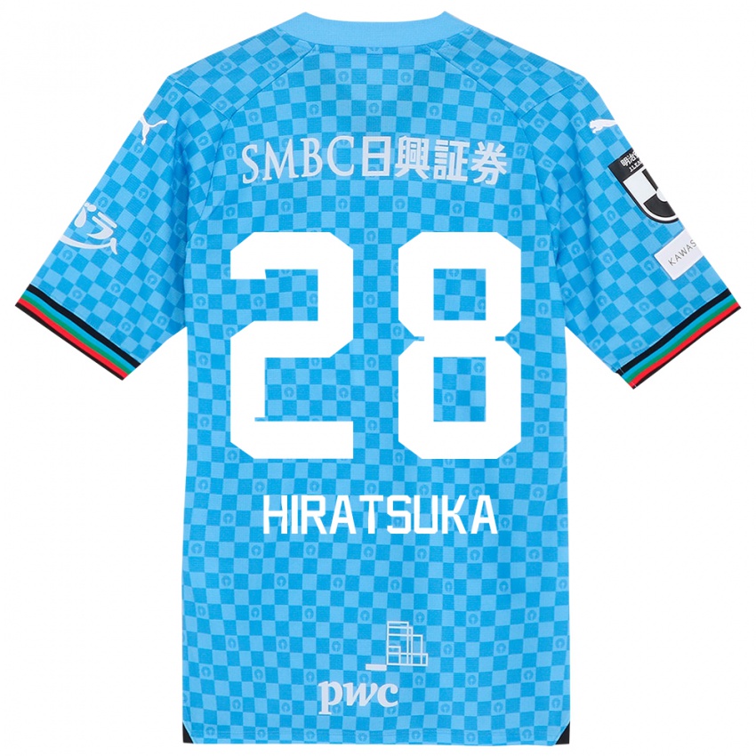 Criança Camisola Hayato Hiratsuka #28 Azul Azul Principal 2024/25 Camisa Brasil