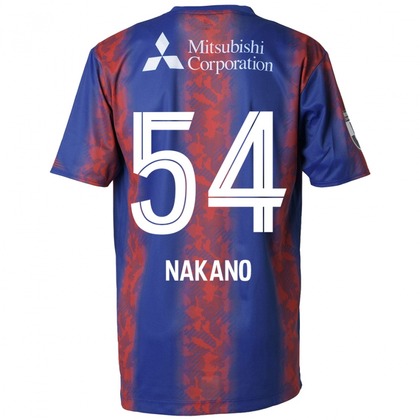 Criança Camisola Yui Nakano #54 Azul Vermelho Principal 2024/25 Camisa Brasil