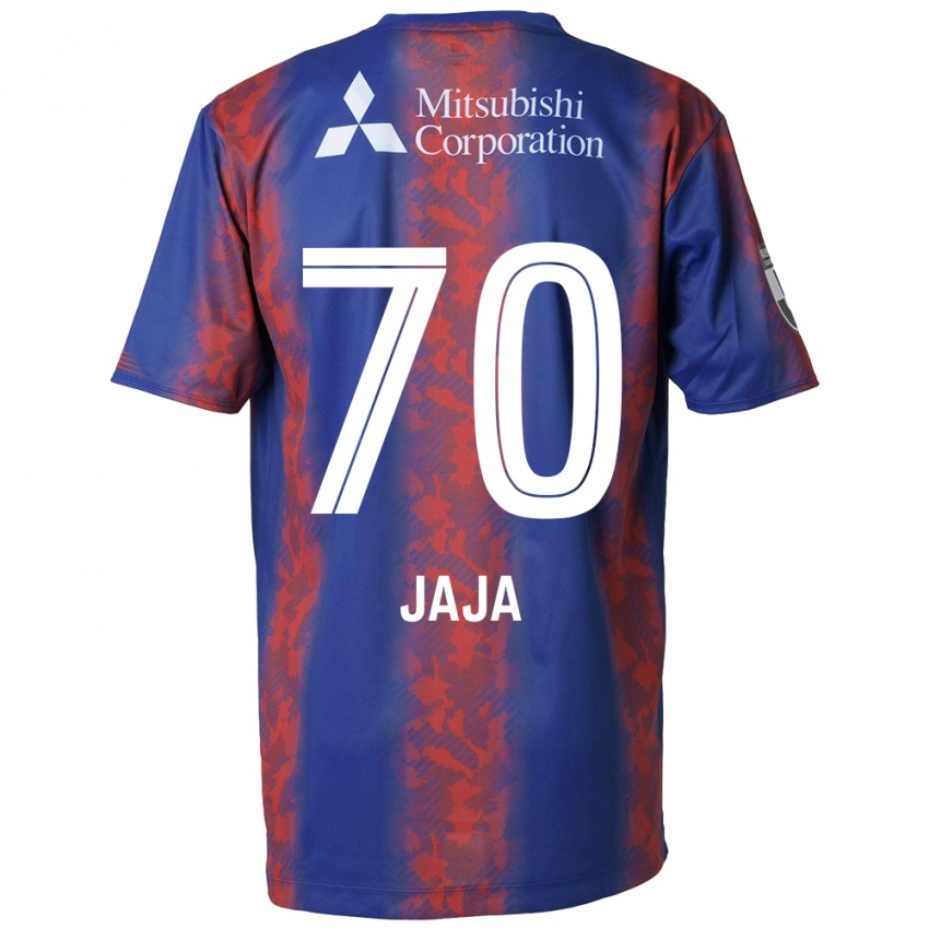 Criança Camisola Jája Silva #70 Azul Vermelho Principal 2024/25 Camisa Brasil