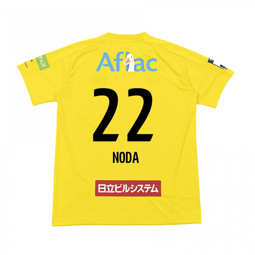 Criança Camisola Hiroki Noda #22 Amarelo Preto Principal 2024/25 Camisa Brasil