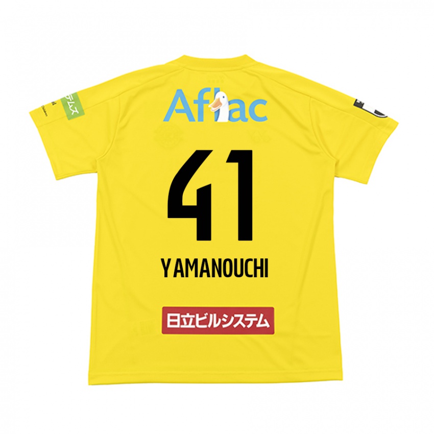 Criança Camisola Yusei Yamanouchi #41 Amarelo Preto Principal 2024/25 Camisa Brasil