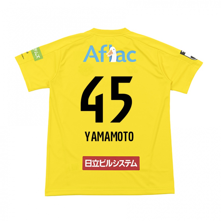 Criança Camisola Ota Yamamoto #45 Amarelo Preto Principal 2024/25 Camisa Brasil