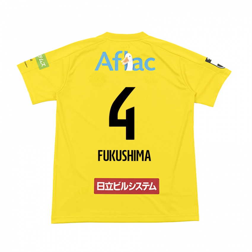 Criança Camisola Taiga Fukushima #4 Amarelo Preto Principal 2024/25 Camisa Brasil