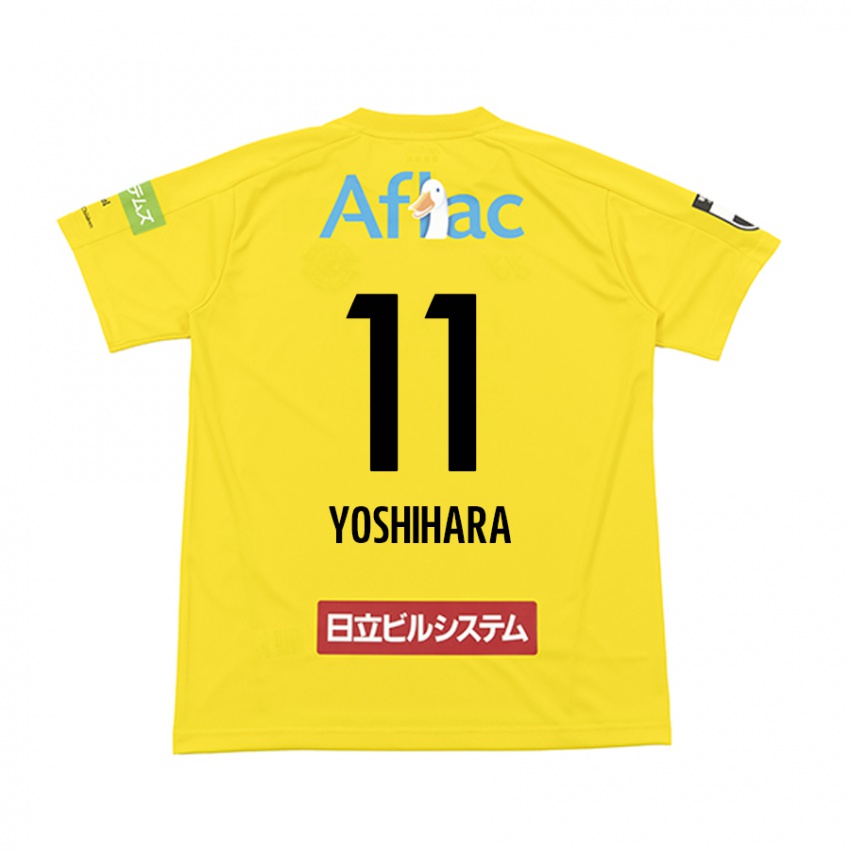 Criança Camisola Futo Yoshihara #11 Amarelo Preto Principal 2024/25 Camisa Brasil