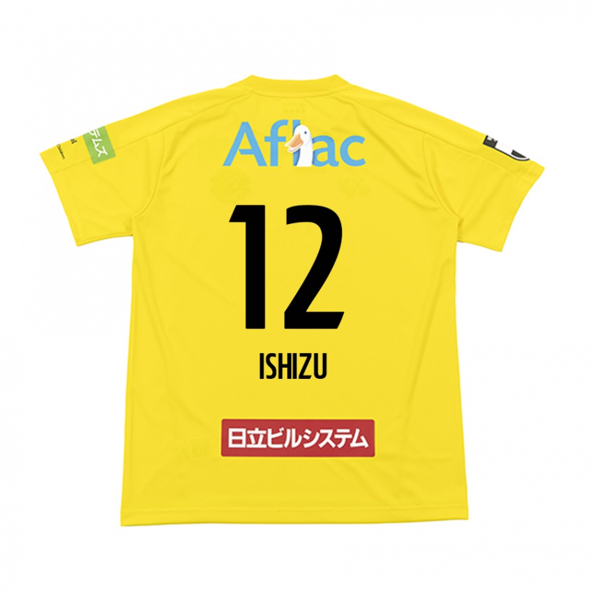 Criança Camisola Kazuki Ishizu #12 Amarelo Preto Principal 2024/25 Camisa Brasil