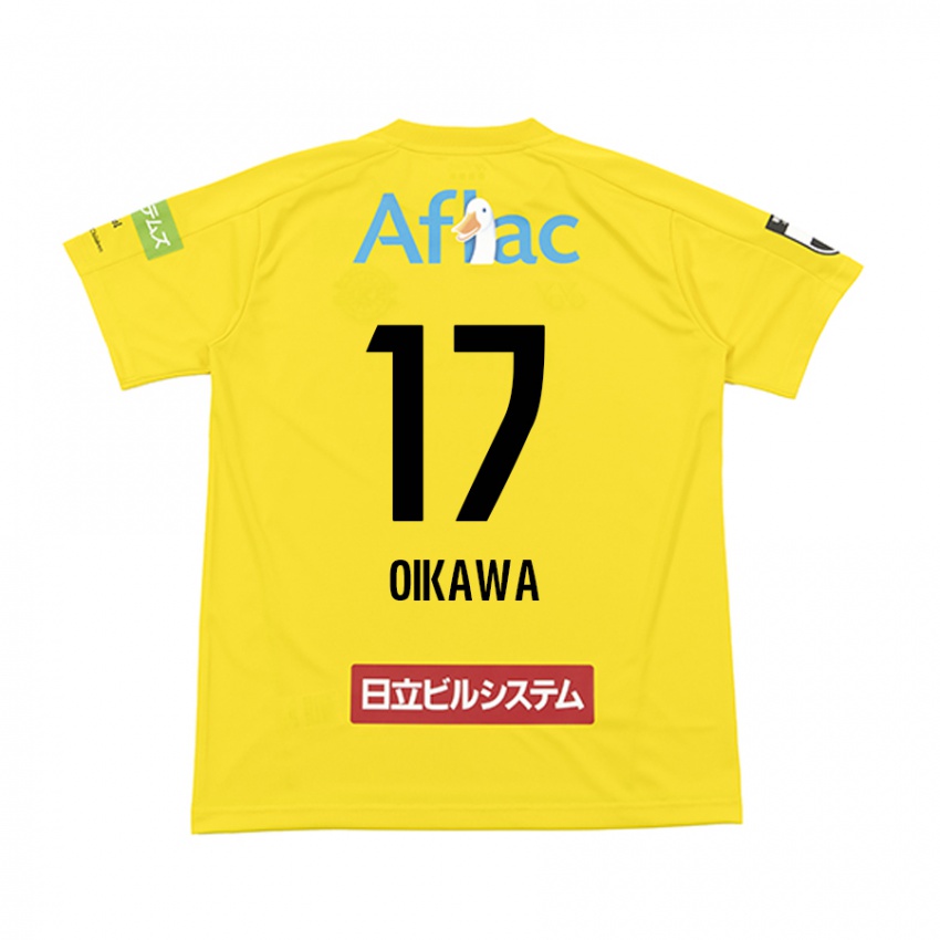 Criança Camisola Koki Oikawa #17 Amarelo Preto Principal 2024/25 Camisa Brasil