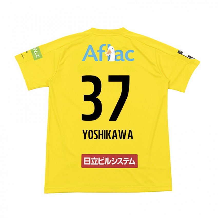 Criança Camisola Haruto Yoshikawa #37 Amarelo Preto Principal 2024/25 Camisa Brasil