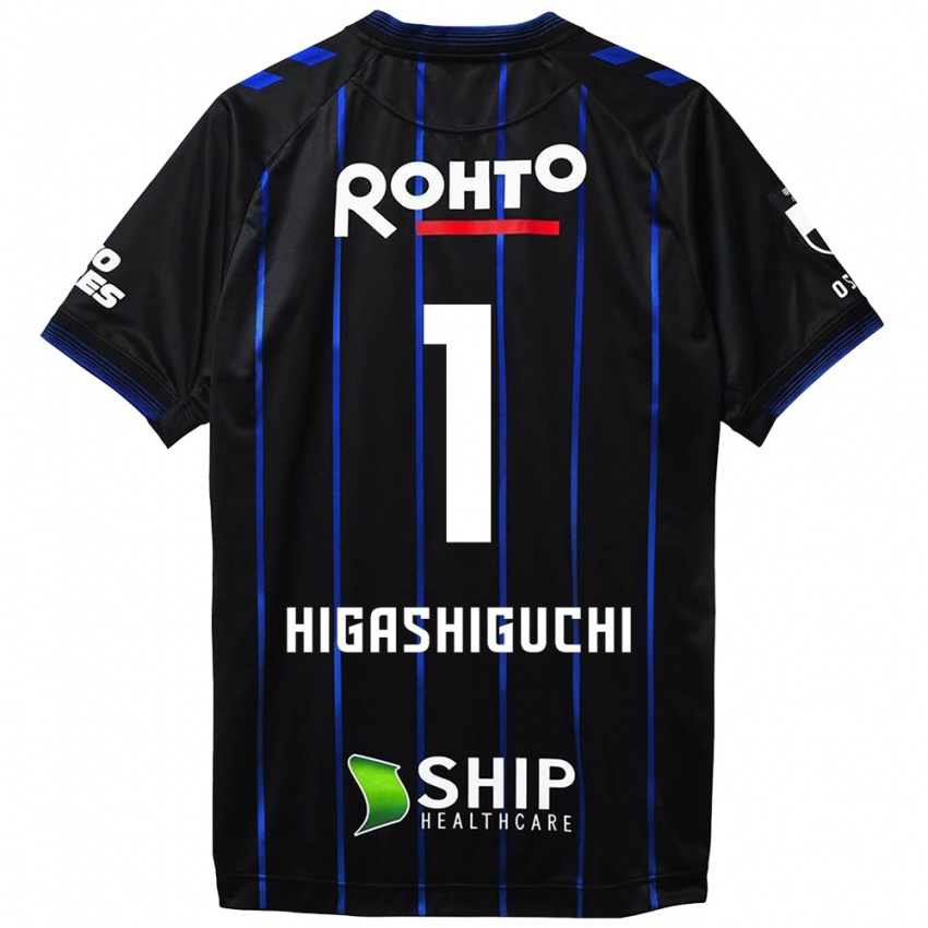 Criança Camisola Masaaki Higashiguchi #1 Preto Azul Principal 2024/25 Camisa Brasil