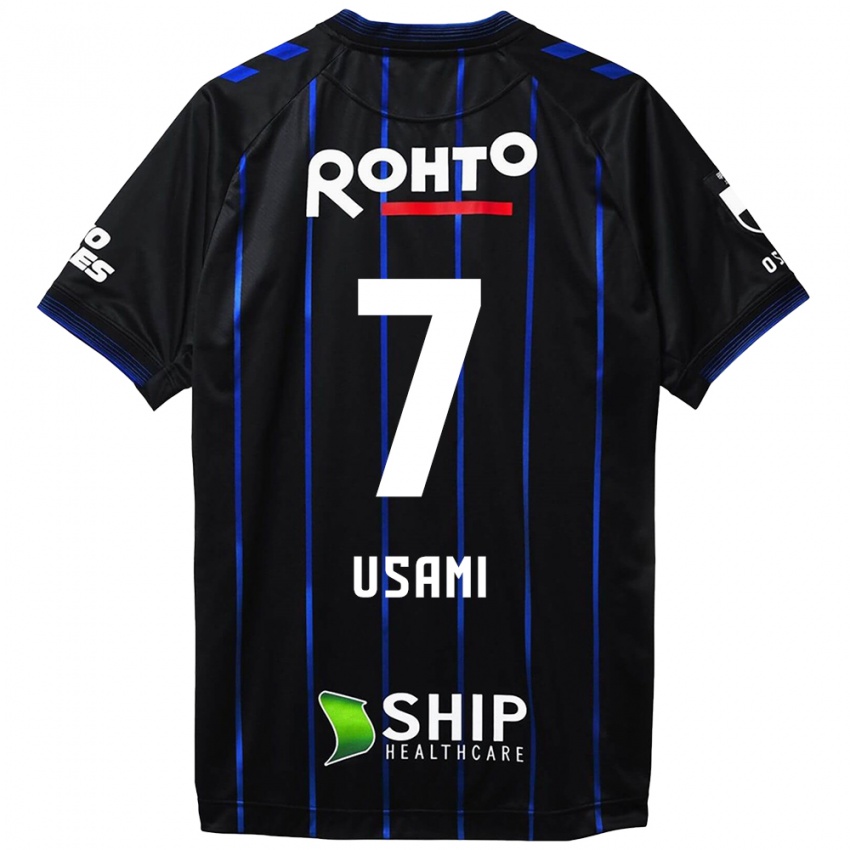 Criança Camisola Takashi Usami #7 Preto Azul Principal 2024/25 Camisa Brasil