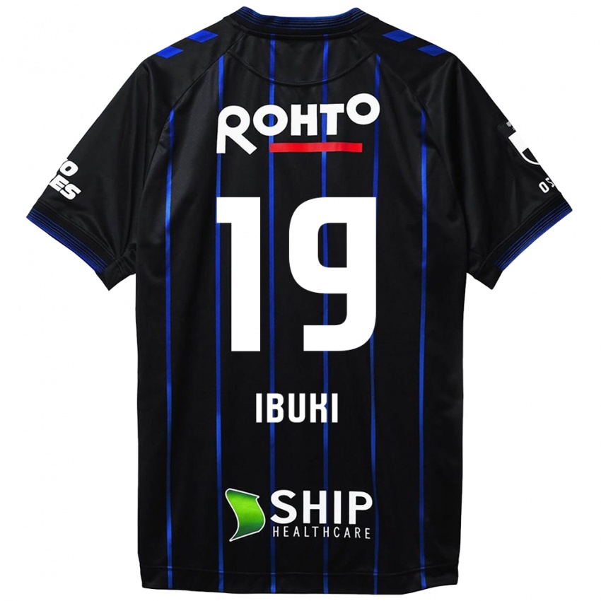 Criança Camisola Ibuki Konno #19 Preto Azul Principal 2024/25 Camisa Brasil