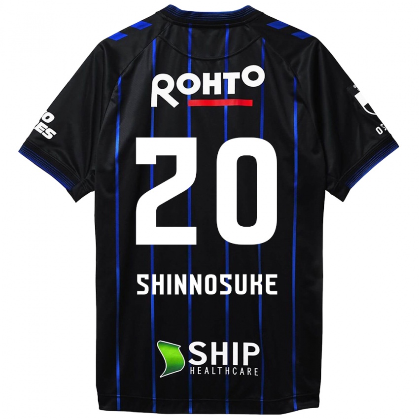 Criança Camisola Shinnosuke Nakatani #20 Preto Azul Principal 2024/25 Camisa Brasil