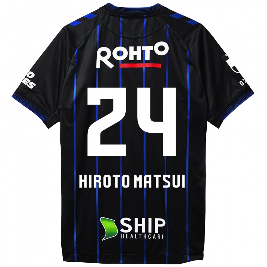 Criança Camisola Elijah Hiroto Matsui #24 Preto Azul Principal 2024/25 Camisa Brasil