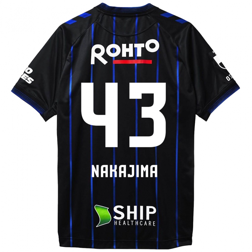 Criança Camisola Yugo Nakajima #43 Preto Azul Principal 2024/25 Camisa Brasil