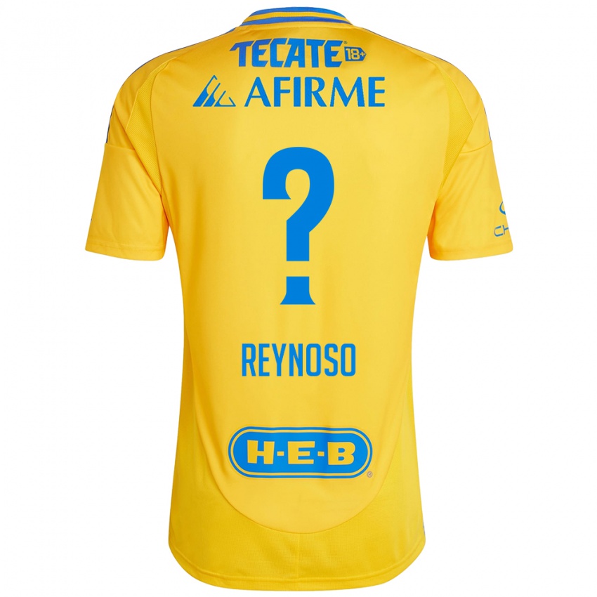 Criança Camisola Omar Reynoso #0 Ouro Amarelo Principal 2024/25 Camisa Brasil