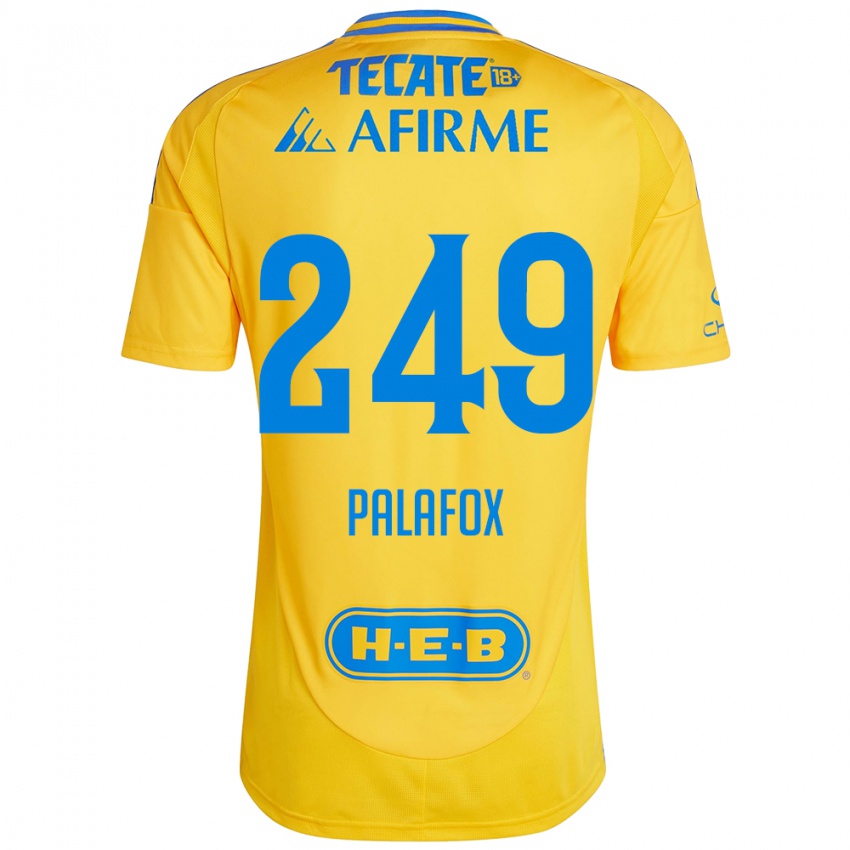 Criança Camisola José Palafox #249 Ouro Amarelo Principal 2024/25 Camisa Brasil