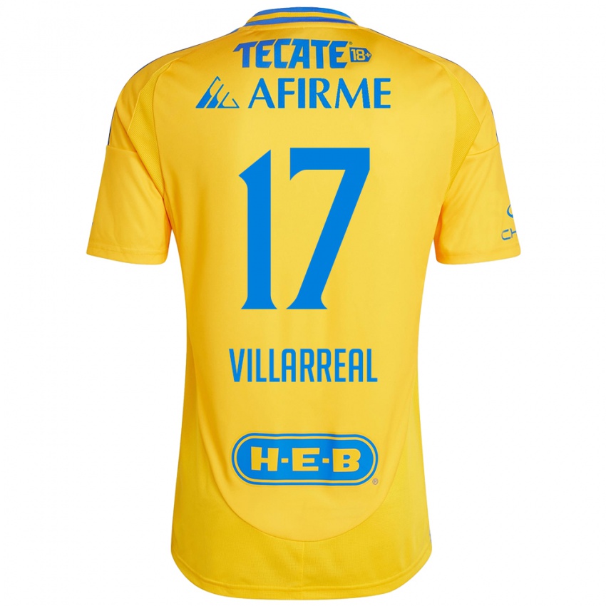 Criança Camisola Natalia Villarreal #17 Ouro Amarelo Principal 2024/25 Camisa Brasil