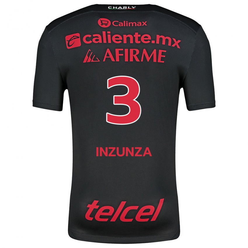 Criança Camisola Rafael Fernández #3 Preto Vermelho Principal 2024/25 Camisa Brasil