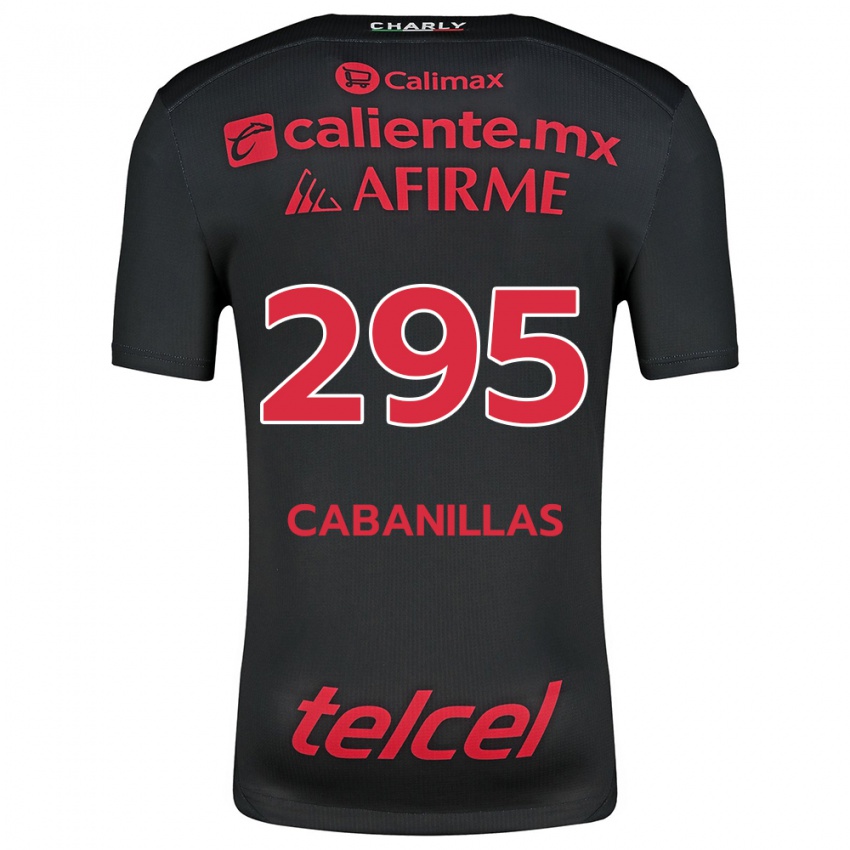 Criança Camisola Osvaldo Cabanillas #295 Preto Vermelho Principal 2024/25 Camisa Brasil