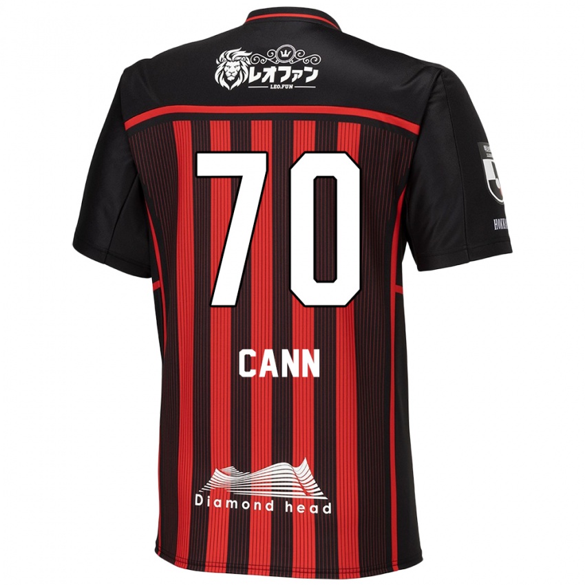 Criança Camisola Francis Cann #70 Vermelho Preto Principal 2024/25 Camisa Brasil