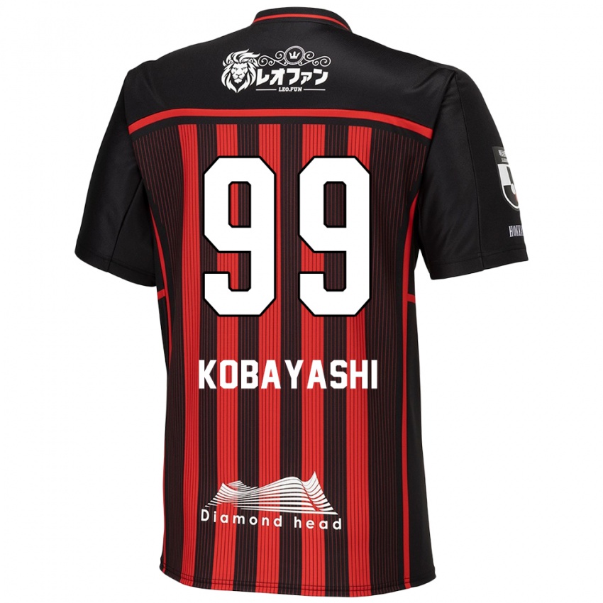 Criança Camisola Yuki Kobayashi #99 Vermelho Preto Principal 2024/25 Camisa Brasil