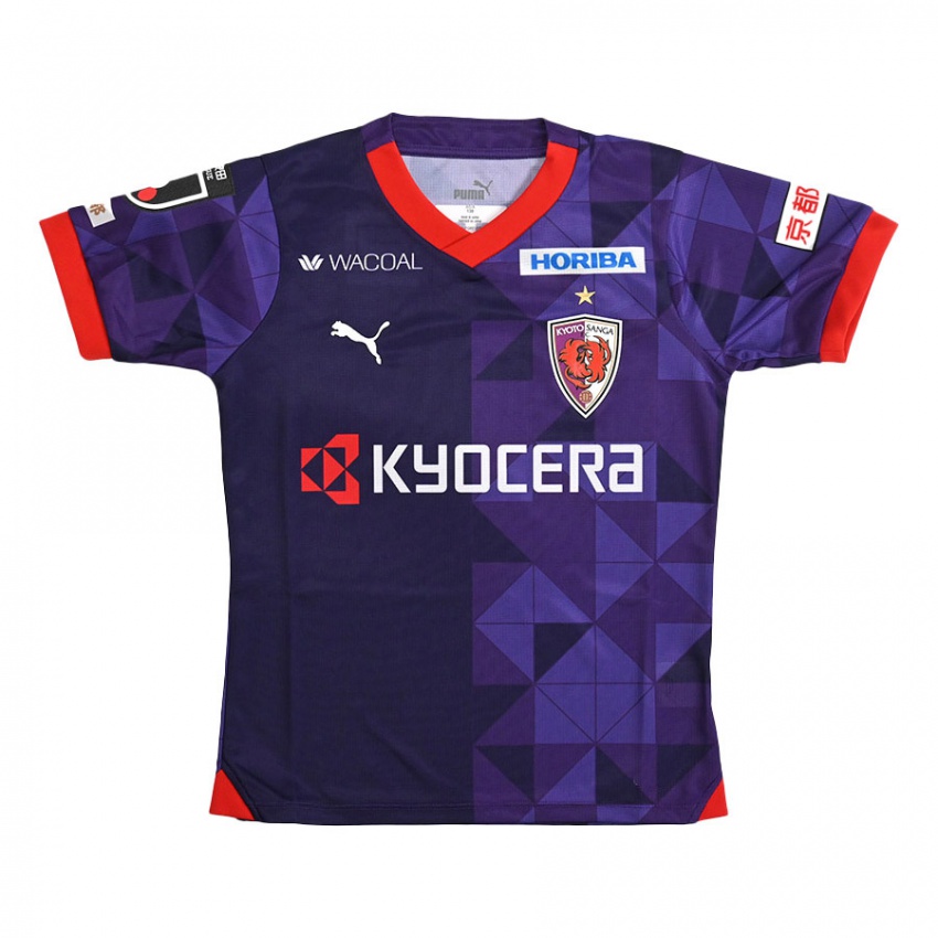 Criança Camisola Daiki Kaneko #19 Roxo Branco Principal 2024/25 Camisa Brasil