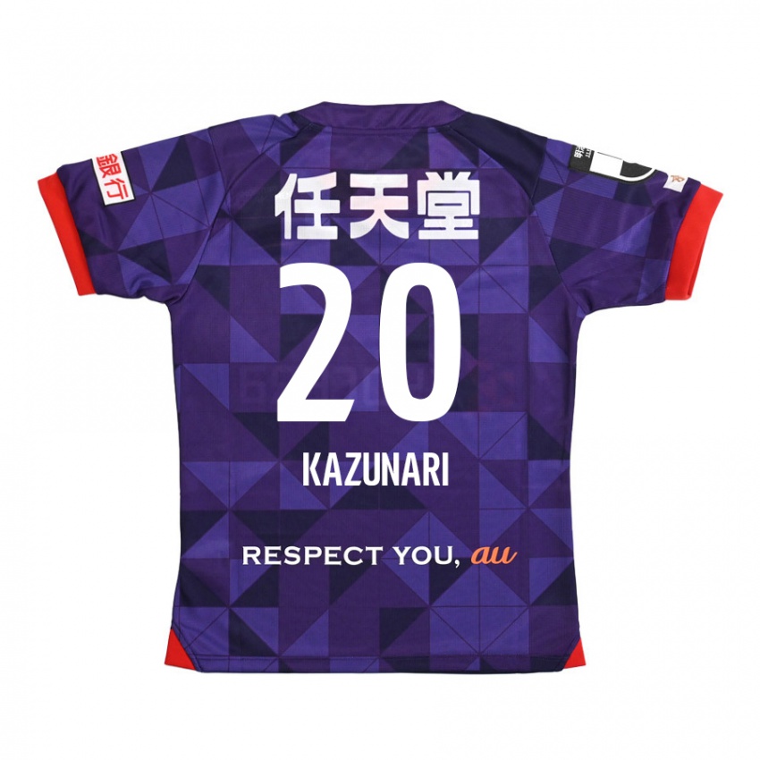 Criança Camisola Kazunari Kita #20 Roxo Branco Principal 2024/25 Camisa Brasil