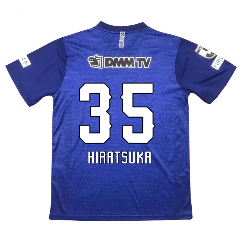 Criança Camisola Yuto Hiratsuka #35 Azul Escuro Principal 2024/25 Camisa Brasil