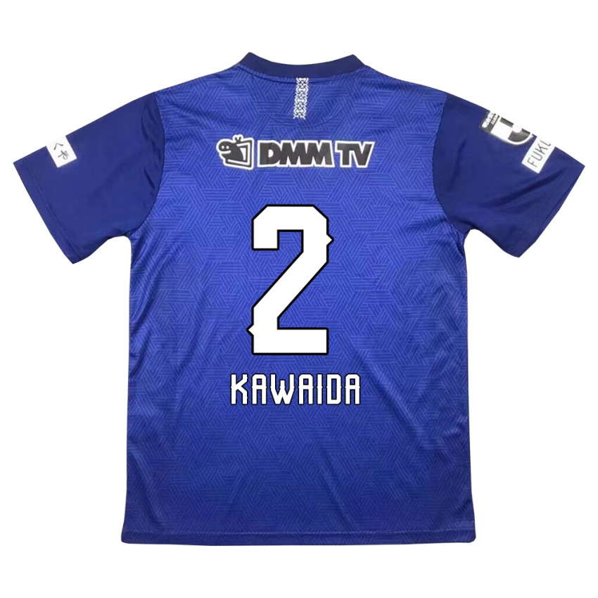 Criança Camisola Ryoya Kawaida #2 Azul Escuro Principal 2024/25 Camisa Brasil