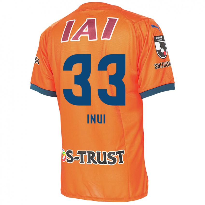 Criança Camisola Takashi Inui #33 Laranja Azul Principal 2024/25 Camisa Brasil