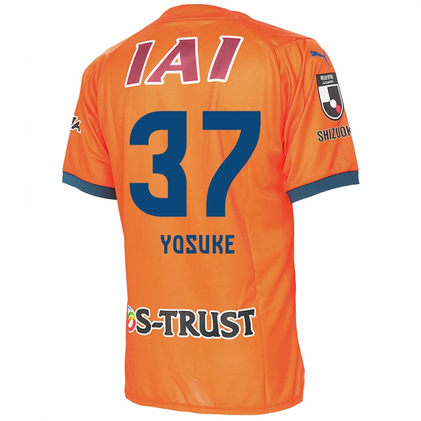 Criança Camisola Yosuke Morishige #37 Laranja Azul Principal 2024/25 Camisa Brasil