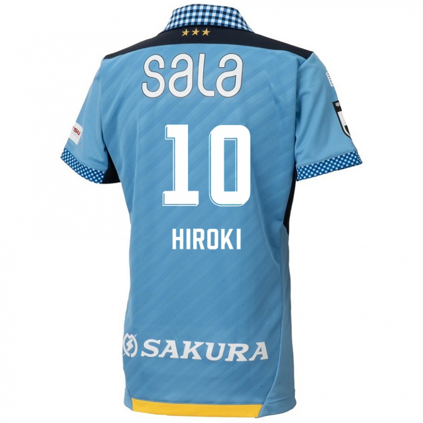 Criança Camisola Hiroki Yamada #10 Azul Preto Principal 2024/25 Camisa Brasil