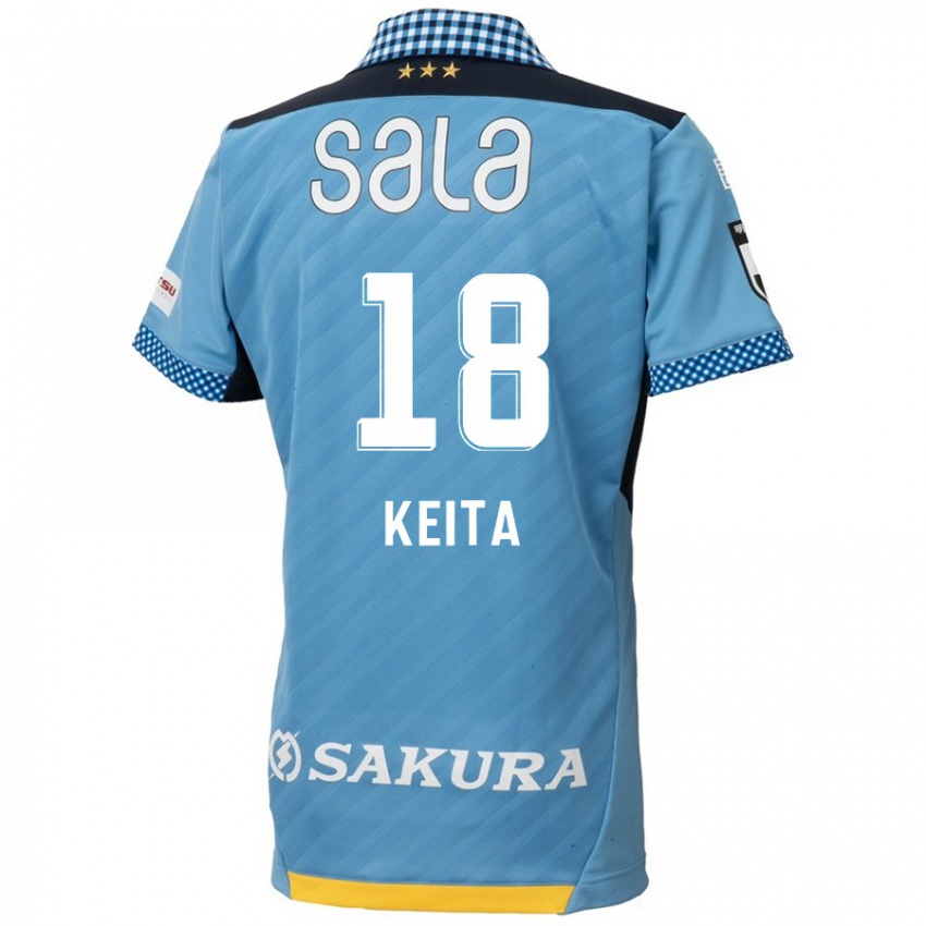 Criança Camisola Keita Takahata #18 Azul Preto Principal 2024/25 Camisa Brasil