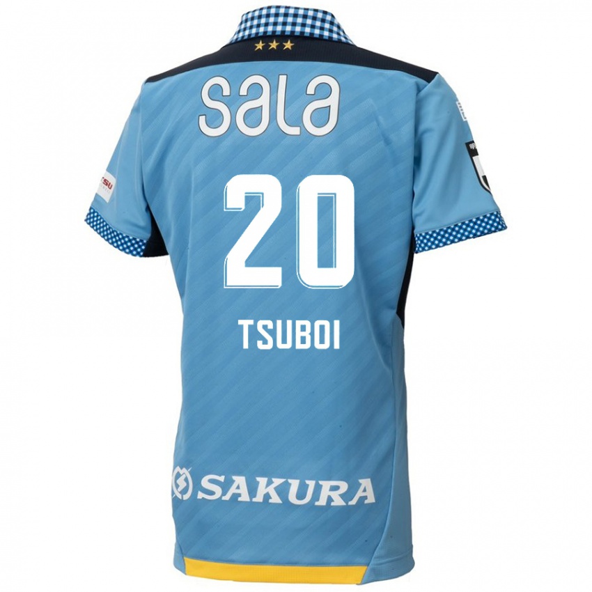 Criança Camisola Yuya Tsuboi #20 Azul Preto Principal 2024/25 Camisa Brasil