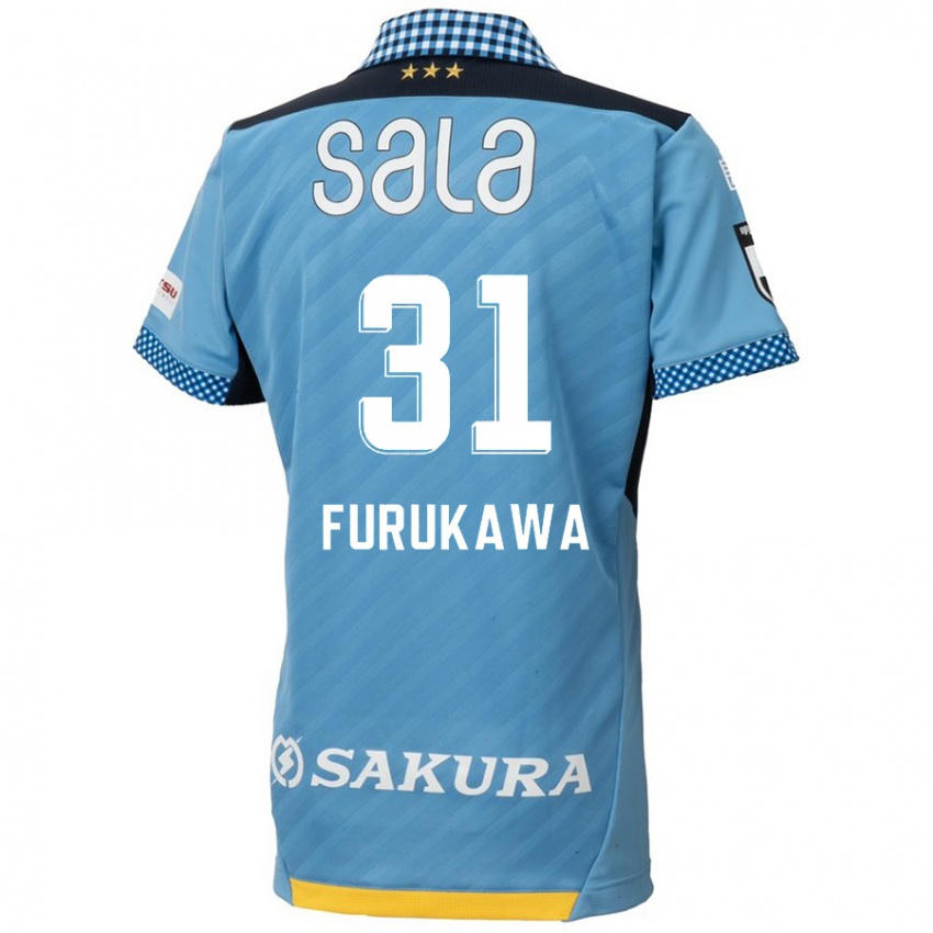 Criança Camisola Yosuke Furukawa #31 Azul Preto Principal 2024/25 Camisa Brasil