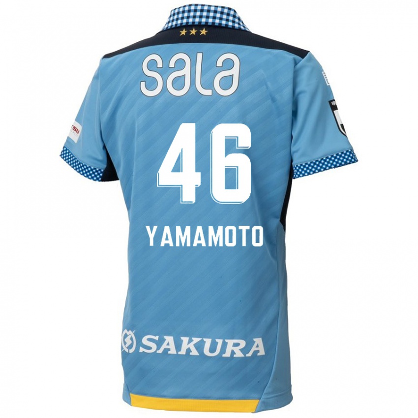 Criança Camisola Shota Yamamoto #46 Azul Preto Principal 2024/25 Camisa Brasil