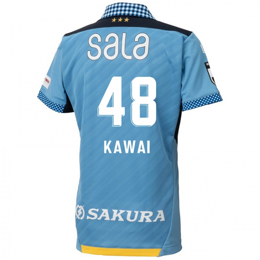 Criança Camisola Tokumo Kawai #48 Azul Preto Principal 2024/25 Camisa Brasil