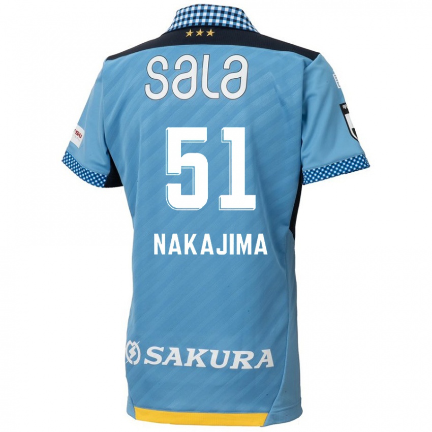 Criança Camisola Keitaro Nakajima #51 Azul Preto Principal 2024/25 Camisa Brasil