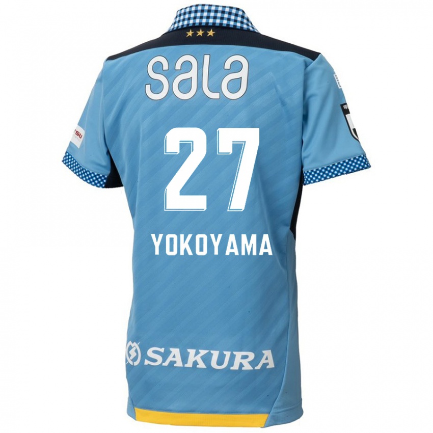 Criança Camisola Kota Yokoyama #27 Azul Preto Principal 2024/25 Camisa Brasil