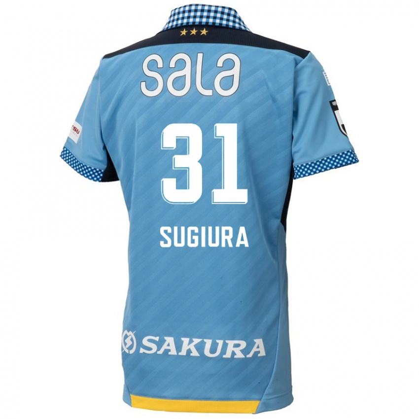 Criança Camisola Rinnosuke Sugiura #31 Azul Preto Principal 2024/25 Camisa Brasil