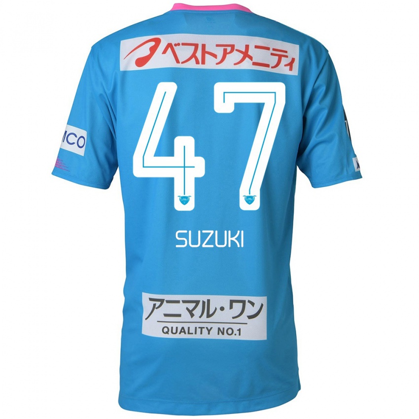 Criança Camisola Daichi Suzuki #47 Azul Rosa Principal 2024/25 Camisa Brasil